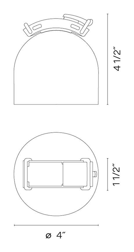 Plusminus Lighting System by Vibia, size drawing: Models 6200, 6205, 6210, 6215