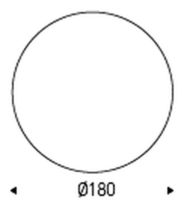 Botero Wood Round Dining Table by Cattelan Italia, size drawing 5