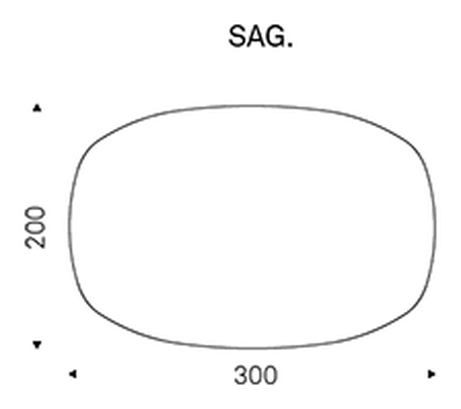 Madras Rug by Cattelan Italia, size drawing 2