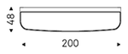 Westin Keramik Premium Console Table by Cattelan Italia, size drawing 4