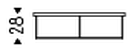 Billy Wood Coffee Table by Cattelan Italia, size drawing 5