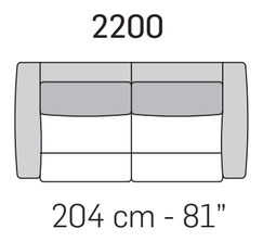 Bora Sofa by Nicoline, size drawing 5