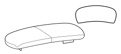 Papilo Sofa by Ditre Italia, size drawing: 3-seat extra sofa base