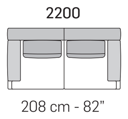 Bovisa Sofa by Nicoline, size drawing 6