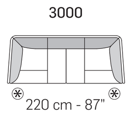 Gary Sofa by Nicoline, size drawing 4