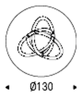 Carioca Dining Table by Cattelan Italia, size drawing 2