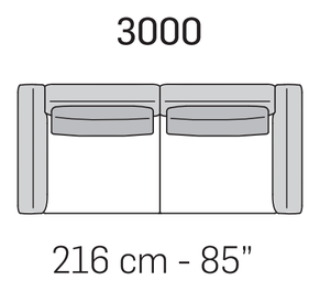 Penta Sofa by Nicoline, size drawing 6