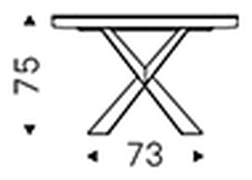 Terminal Keramik Drive Extendable Console Table by Cattelan Italia, size drawing 1
