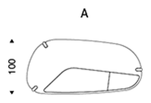 Boston Desk by Cattelan Italia, size drawing 2
