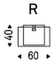 Lap Side Table by Cattelan Italia, size drawing 3