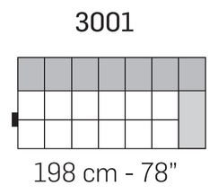 Bric Sofa by Nicoline, size drawing 8