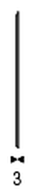 Stripes Wall Mirror by Cattelan Italia, size drawing 1