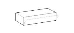 Unit Sideboard by Ditre Italia, size drawing: 100x20 flat door lacquered furniture