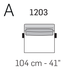 Penta Sofa by Nicoline, size drawing 8