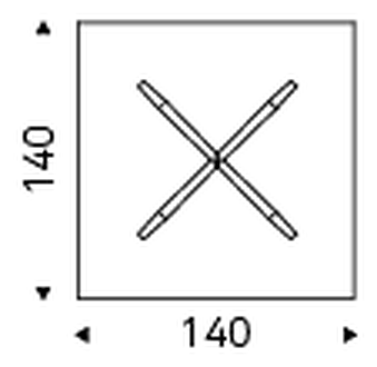 Spyder Dining Table by Cattelan Italia, size drawing 6