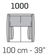 Ghisolfa Sofa by Nicoline, size drawing 5