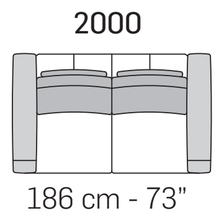 Monforte Sofa by Nicoline, size drawing 4