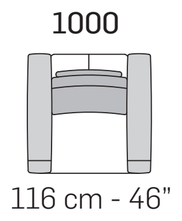 Monforte Sofa by Nicoline, size drawing 5