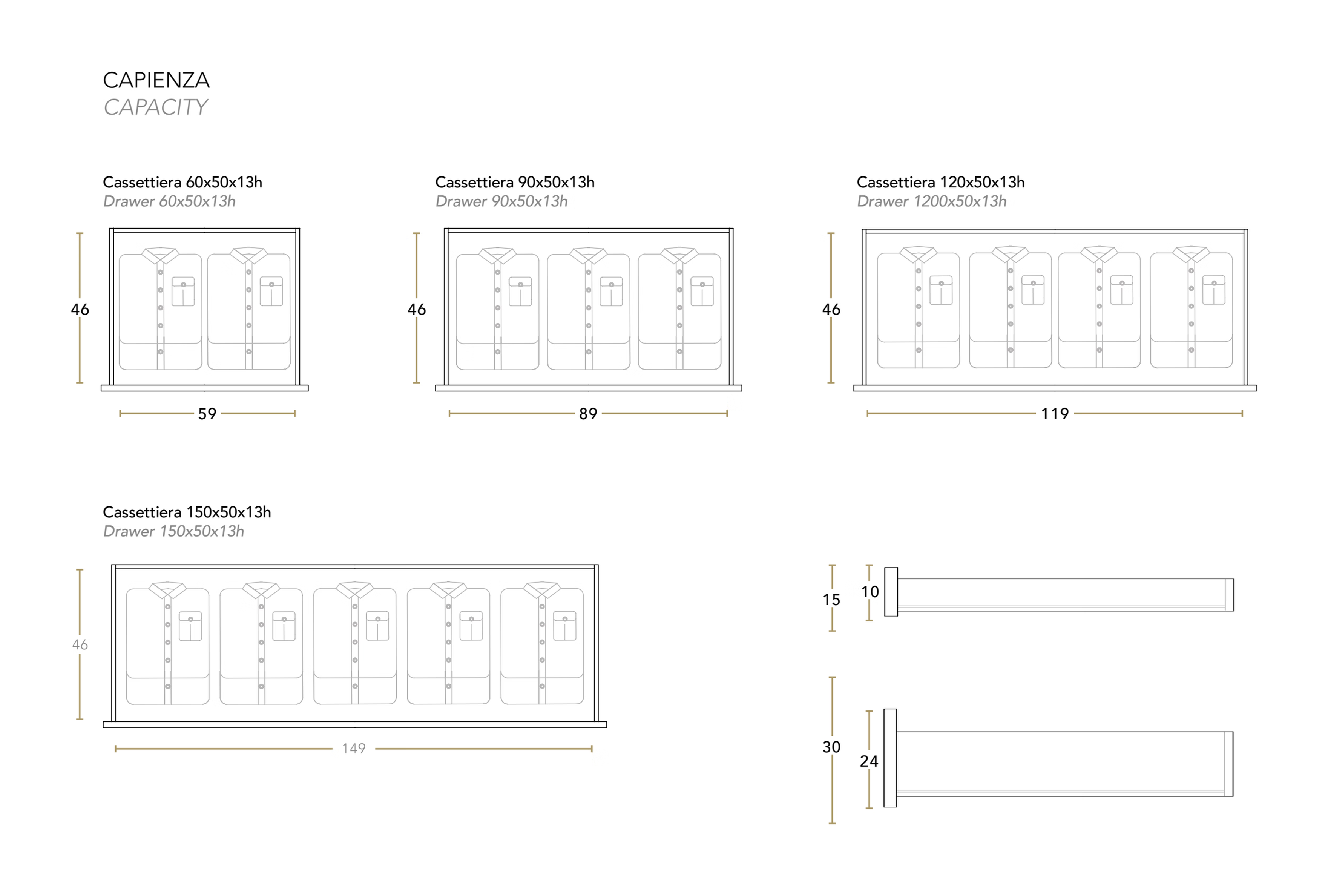 Wally Open Walk-In Closet Wardrobe by Reflex, size drawing 7