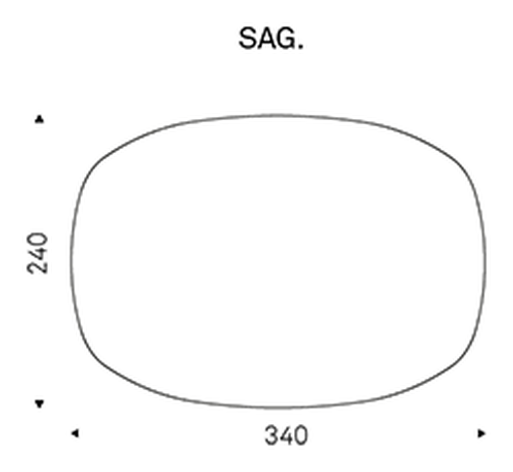 Madras Rug by Cattelan Italia, size drawing 4