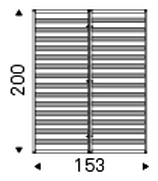Marlon Bed by Cattelan Italia, size drawing 3