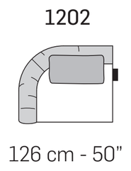 Crumble Sofa by Nicoline, size drawing 6