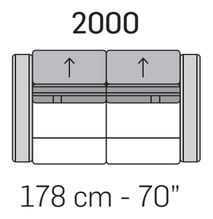 Wagner Sofa by Nicoline, size drawing 4