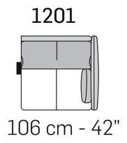 Ghisolfa Sofa by Nicoline, size drawing 8