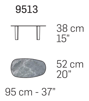 Matisse Coffee Table by Nicoline, size drawing 3