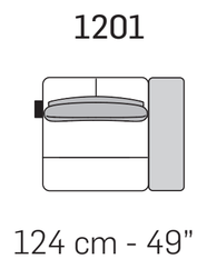 Pacific Square Sofa by Nicoline, size drawing 7