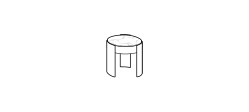 Mekki Coffee Table by Ditre Italia, size drawing: Diam.50 cm side table with marble top