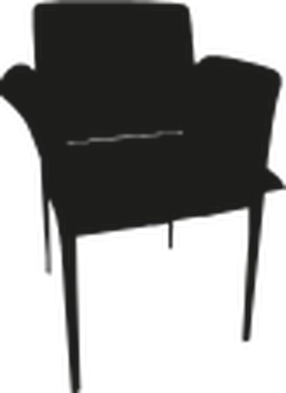 Opera Chair by Bontempi, size drawing: 34.27