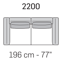 Penta Sofa by Nicoline, size drawing 7
