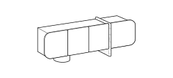 Petra Sideboard by Ditre Italia, size drawing: High sideboard with marble insert
