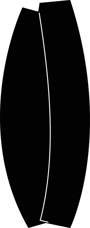Double Mirror by Bontempi, size drawing