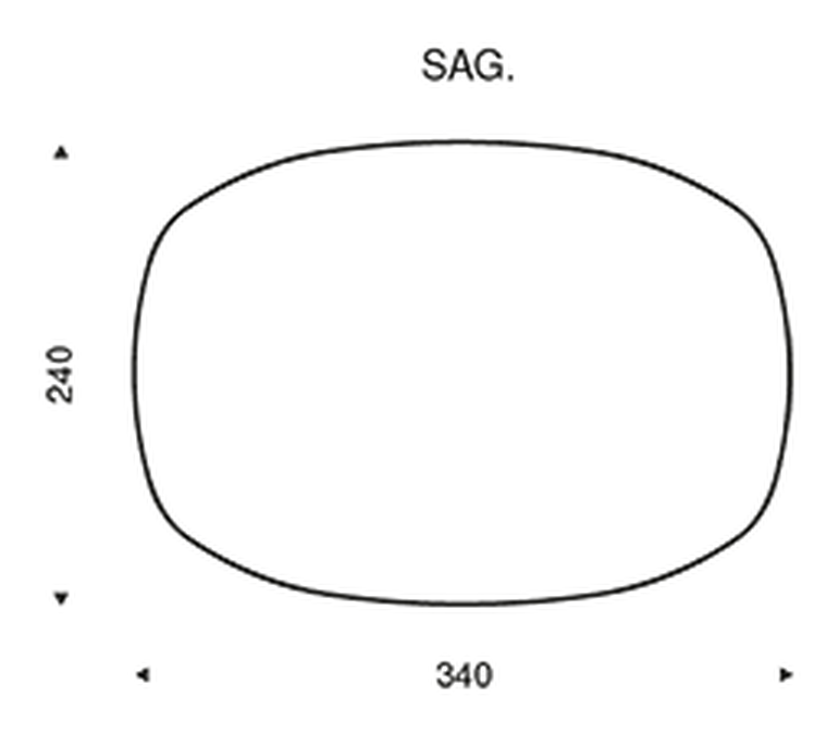 Sendai Rug by Cattelan Italia, size drawing 4