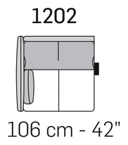 Ghisolfa Sofa by Nicoline, size drawing 7