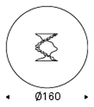Plisset Dining Table by Cattelan Italia, size drawing 4