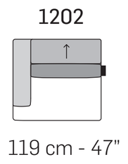 Moorea Sofa by Nicoline, size drawing 7
