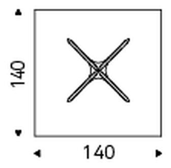 Helix Coffee Table by Cattelan Italia, size drawing 6