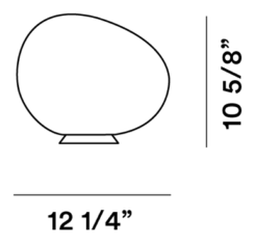 Gregg Outdoor Floor Lamp by Foscarini, size drawing: Poly Gregg Media