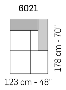 Cairoli Sofa by Nicoline, size drawing 8