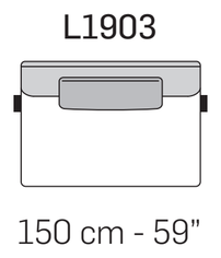 Fleur Sofa by Nicoline, size drawing 6