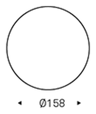 Ritz Lounge Table by Cattelan Italia, size drawing 4