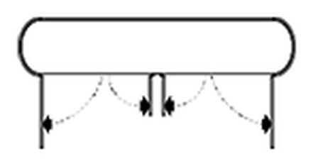 Dynasty Sideboard by Cattelan Italia, size drawing 2