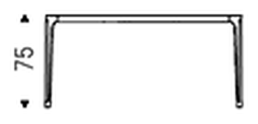 Boulevard Keramik Drive Extendable Dining Table by Cattelan Italia, size drawing 1