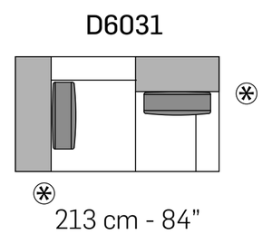 Cairoli Deep Sofa by Nicoline, size drawing 6