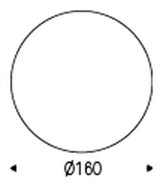 Giano Dining Table by Cattelan Italia, size drawing 3