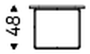 Benny Coffee Table by Cattelan Italia, size drawing 7