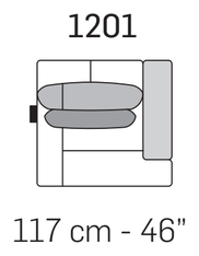 Sirio Sofa by Nicoline, size drawing 6
